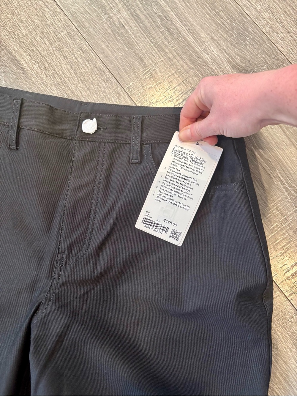 Lululemon Black EasyFive Pant - Black